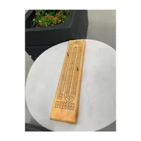 Areyougame.Com Solid Wood Cribbage Board Game