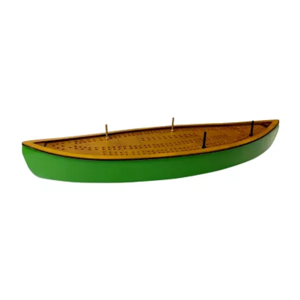 Areyougame.Com Canoe Cribbage Board Game