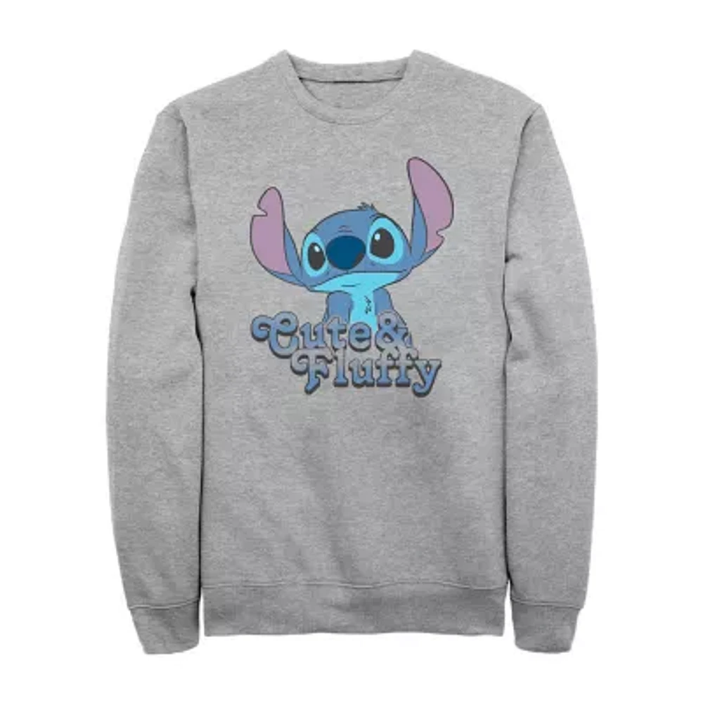 Mens Crew Neck Long Sleeve Stitch Sweatshirt