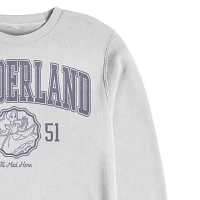 Mens Crew Neck Long Sleeve Alice in Wonderland Sweatshirt