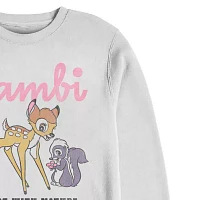 Mens Crew Neck Long Sleeve Bambi Sweatshirt