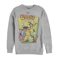 Mens Crew Neck Long Sleeve Goofy Sweatshirt