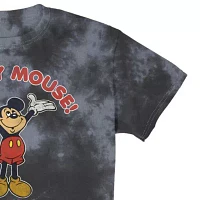 Mens Short Sleeve Mickey Mouse Graphic T-Shirt