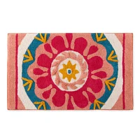 Distant Lands Warm Medallion Bath Rug