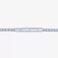 (H-I / Si2-I1) 2 CT. T.W. Lab Grown White Diamond 10K White Gold 6 3/4 Inch Tennis Bracelet