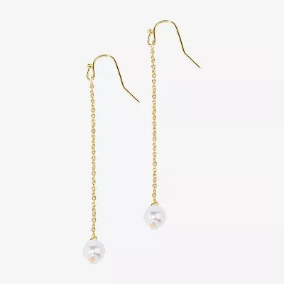 Bijoux Bar Delicates Simulated Pearl Drop Earrings