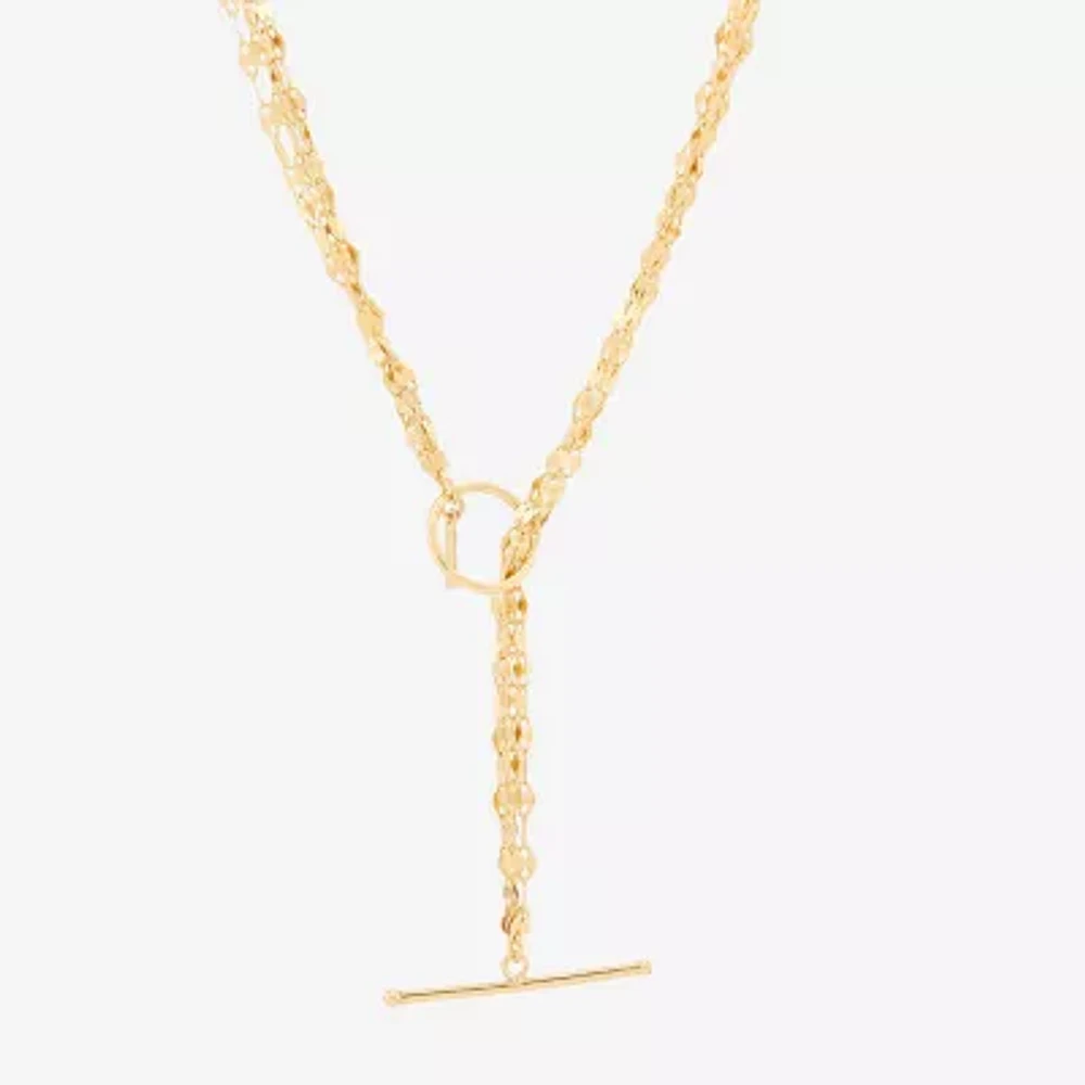 Womens 18 Inch 14K Gold Link Necklace