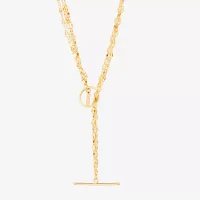 Womens 18 Inch 14K Gold Link Necklace