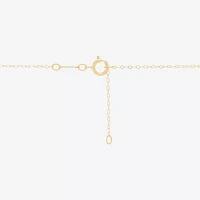 "Cheers" Womens 10K Gold Pendant Necklace