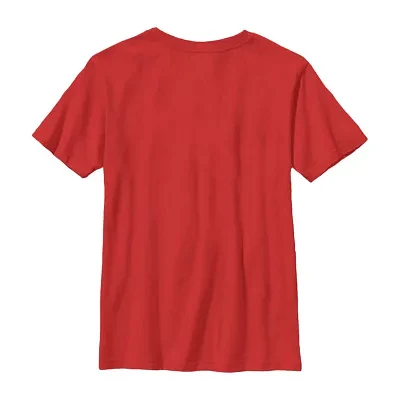 Disney Collection Little & Big Boys Crew Neck Short Sleeve Graphic T-Shirt