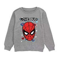 Disney Collection Little & Big Boys Crew Neck Short Sleeve Spiderman Graphic T-Shirt