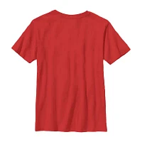 Disney Collection Little & Big Boys Crew Neck Short Sleeve Lilo Stitch Graphic T-Shirt