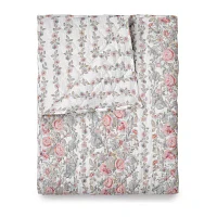 Martha Stewart Lula Floral Reversible Quilt