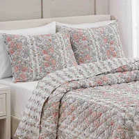 Martha Stewart Lula Floral Reversible Quilt