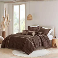 Madison Park Houston Micro Corduroy 7-pc. Lightweight Comforter Set