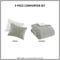 Madison Park Dawson 3-pc. Midweight Comforter Set