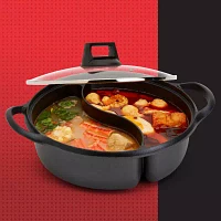 Infuse Aluminum Non-Stick 2-Section Hot Pot