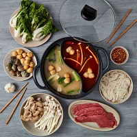 Infuse Aluminum Non-Stick 2-Section Hot Pot