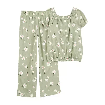 Carter's Little & Big Girls 2-pc. Pant Set