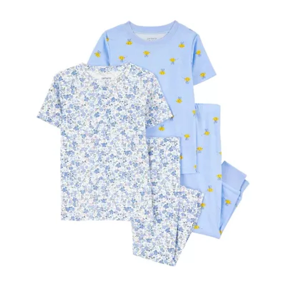 Carter's Toddler Girls 4-pc. Pajama Set