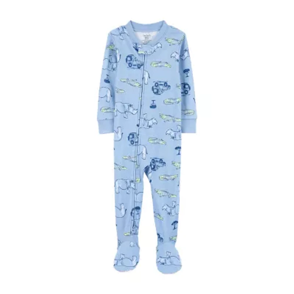 Carter's Toddler Boys Footed Long Sleeve One Piece Pajama