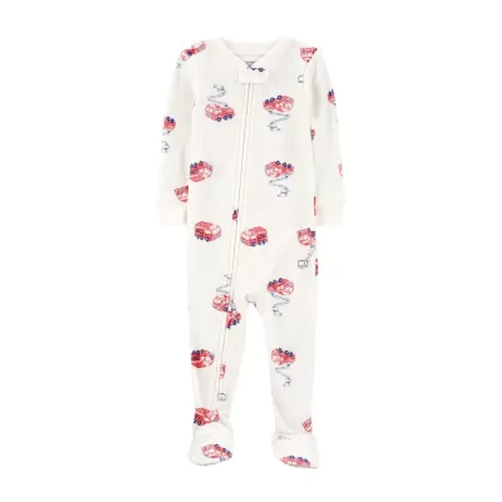 Carter's Toddler Boys Footed Long Sleeve One Piece Pajama