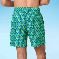 Beach Bros. Mens Breathable Drawstring Waist Swim Trunks