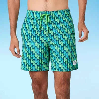 Beach Bros. Mens Breathable Drawstring Waist Swim Trunks