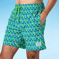 Beach Bros. Mens Breathable Drawstring Waist Swim Trunks