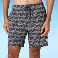 Beach Bros. Mens Breathable Drawstring Waist Swim Trunks