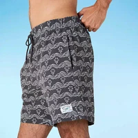 Beach Bros. Mens Breathable Drawstring Waist Swim Trunks