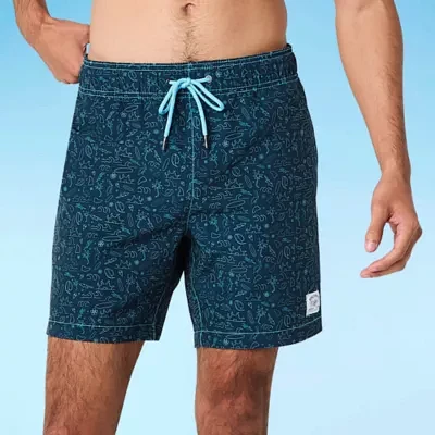Beach Bros. Mens Breathable Drawstring Waist Swim Trunks