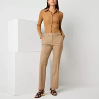 Worthington Womens Modern Straight Trouser