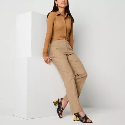 Worthington Womens Long Sleeve Regular Fit Button-Down Shirt