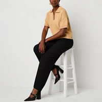 Worthington Womens Elbow Sleeve Pullover Sweater