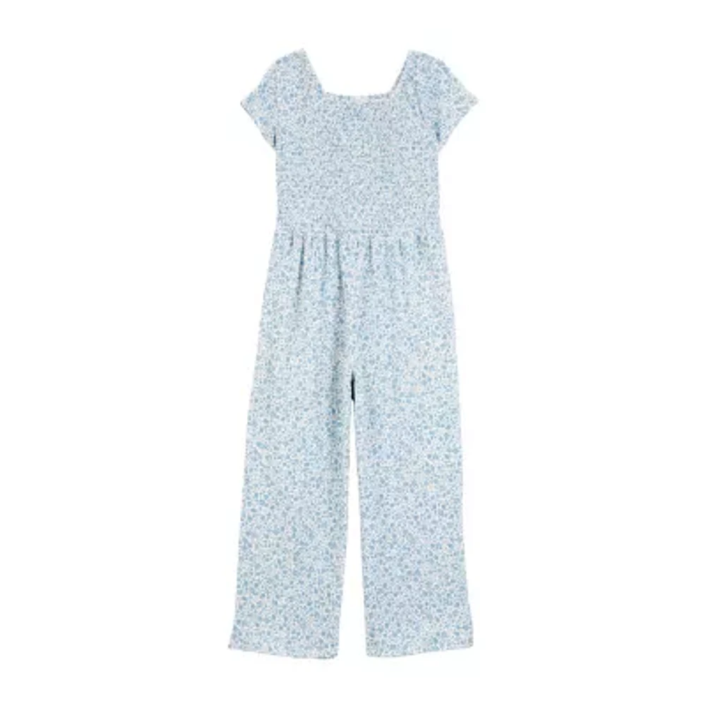 Carter's Little & Big Girls Short Sleeve Jumpsuit