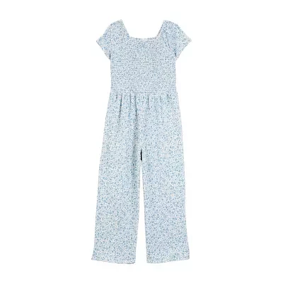 Carter's Little & Big Girls Short Sleeve Jumpsuit