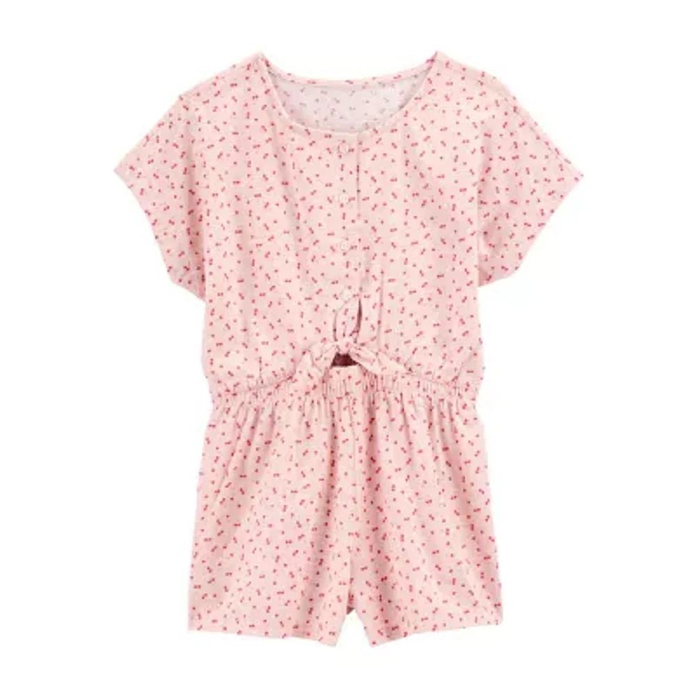 Carter's Little & Big Girls Sleeveless Romper