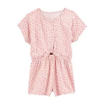 Carter's Little & Big Girls Sleeveless Romper