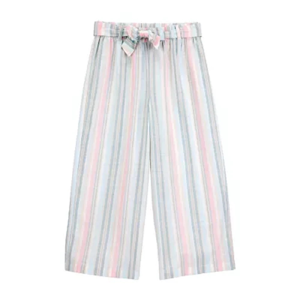 Carter's Little & Big Girls Wide Leg Pull-On Pants