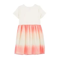 Carter's Little & Big Girls Short Sleeve Fitted A-Line Dress