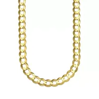 10K Yellow Gold 8.2MM Curb Necklace