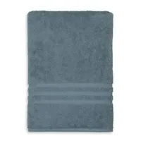 Linum Home Textiles Dark Grey Turkish Cotton Denzi Bath Sheet