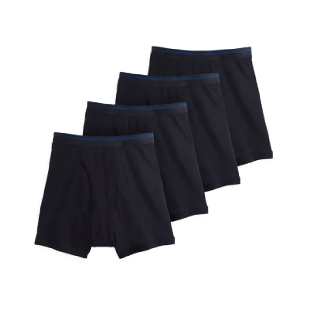 Jockey Cotton Bonus Pack Mens 4 Boxer Briefs