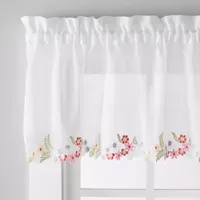 Saturday Knight Sweet Stems Rod Pocket Tailored Valances