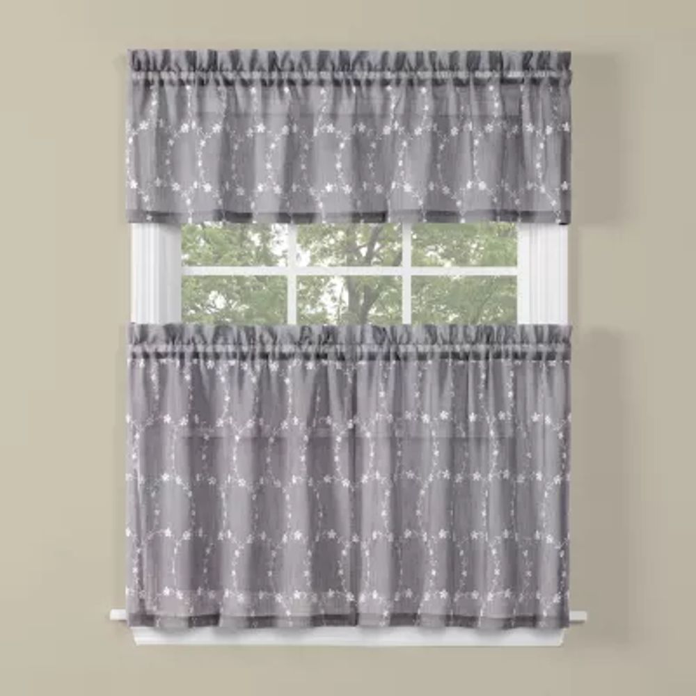 Saturday Knight Briarwood 2-pc. Rod Pocket Window Tier