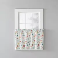 Saturday Knight Floral Dance 2-pc. Rod Pocket Window Tier