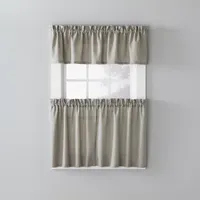 Saturday Knight Nelson 2-pc. Rod Pocket Window Tier