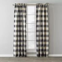 Saturday Knight Grandin Stripe Light-Filtering Rod Pocket Single Curtain Panel