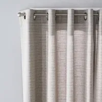 Sunsafe Maeve Pattern Light-Filtering Grommet Top Single Curtain Panel